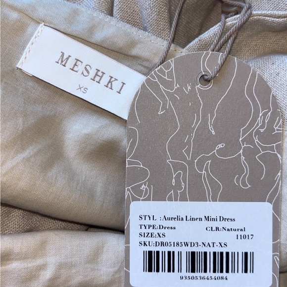 Meshki Cream Plunge Sundress for Wedding Guest - Picture 4 of 4